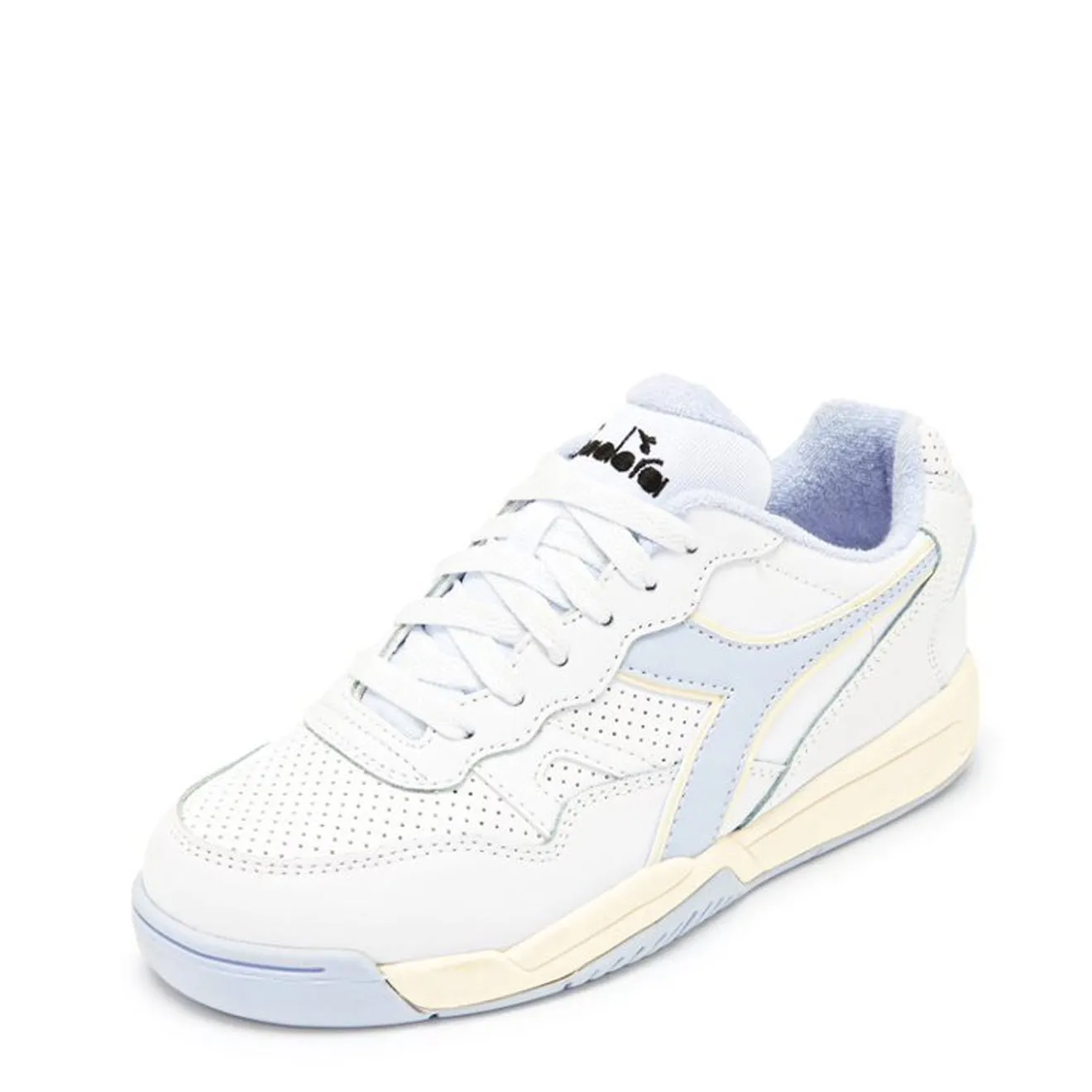 Diadora Damen Winner Trainers Weiß / Xenon Blau Schuhe Diadora