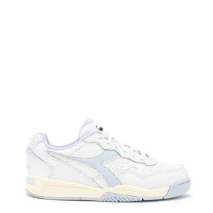 Diadora Damen Winner Trainers Weiß / Xenon Blau Schuhe Diadora