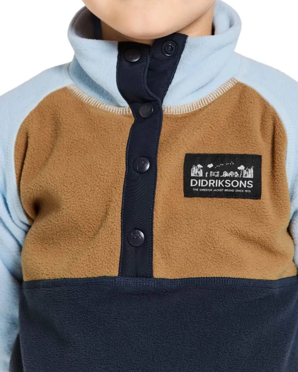 Didriksons Kinder Monte Halbknopf-Fleece 4 Ausverkauf Didriksons