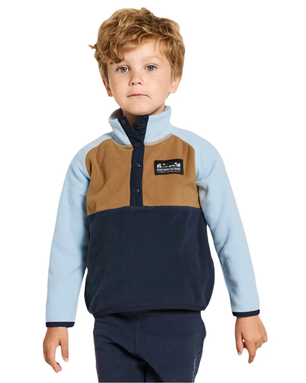 Didriksons Kinder Monte Halbknopf-Fleece 4 Ausverkauf Didriksons