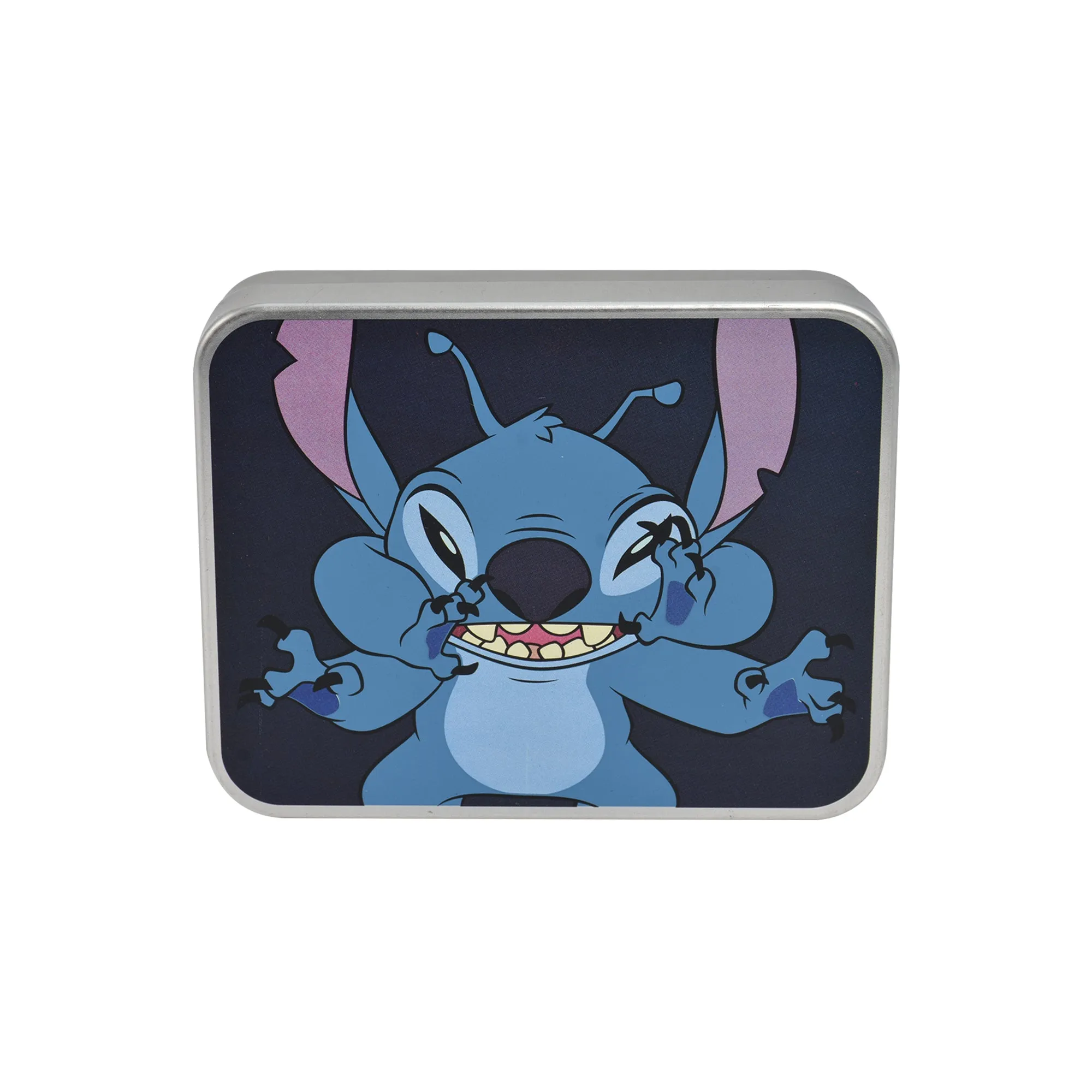 Disneys Stitch Brieftasche im Zwei-Falt-Design in einer dekorativen Metalldose, Multi ecco Schuhe