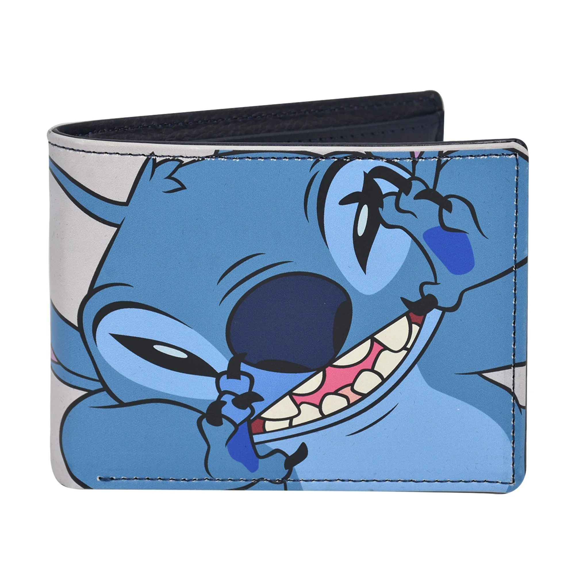 Disneys Stitch Brieftasche im Zwei-Falt-Design in einer dekorativen Metalldose, Multi ecco Schuhe