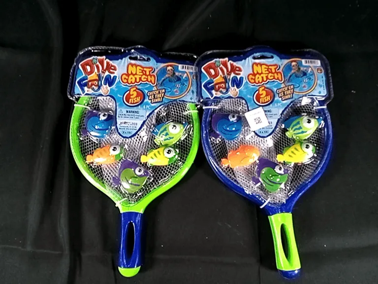 Tauchspaß Fisch und Netzfang