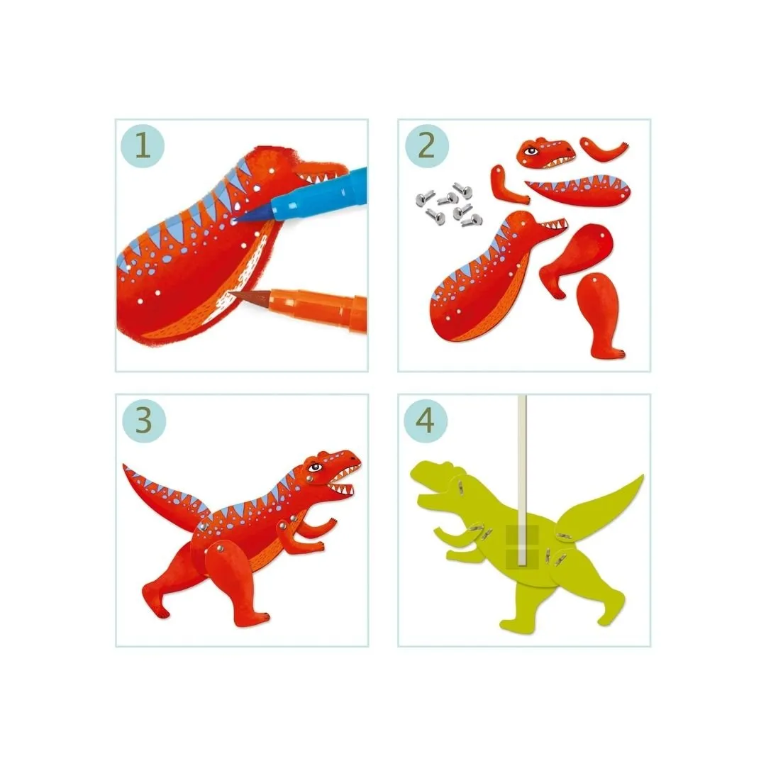 Djeco: Hüpfende Dinosaurier