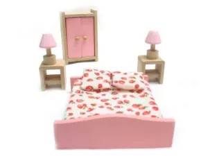 Puppenhaus Möbel-Set Schlafzimmer