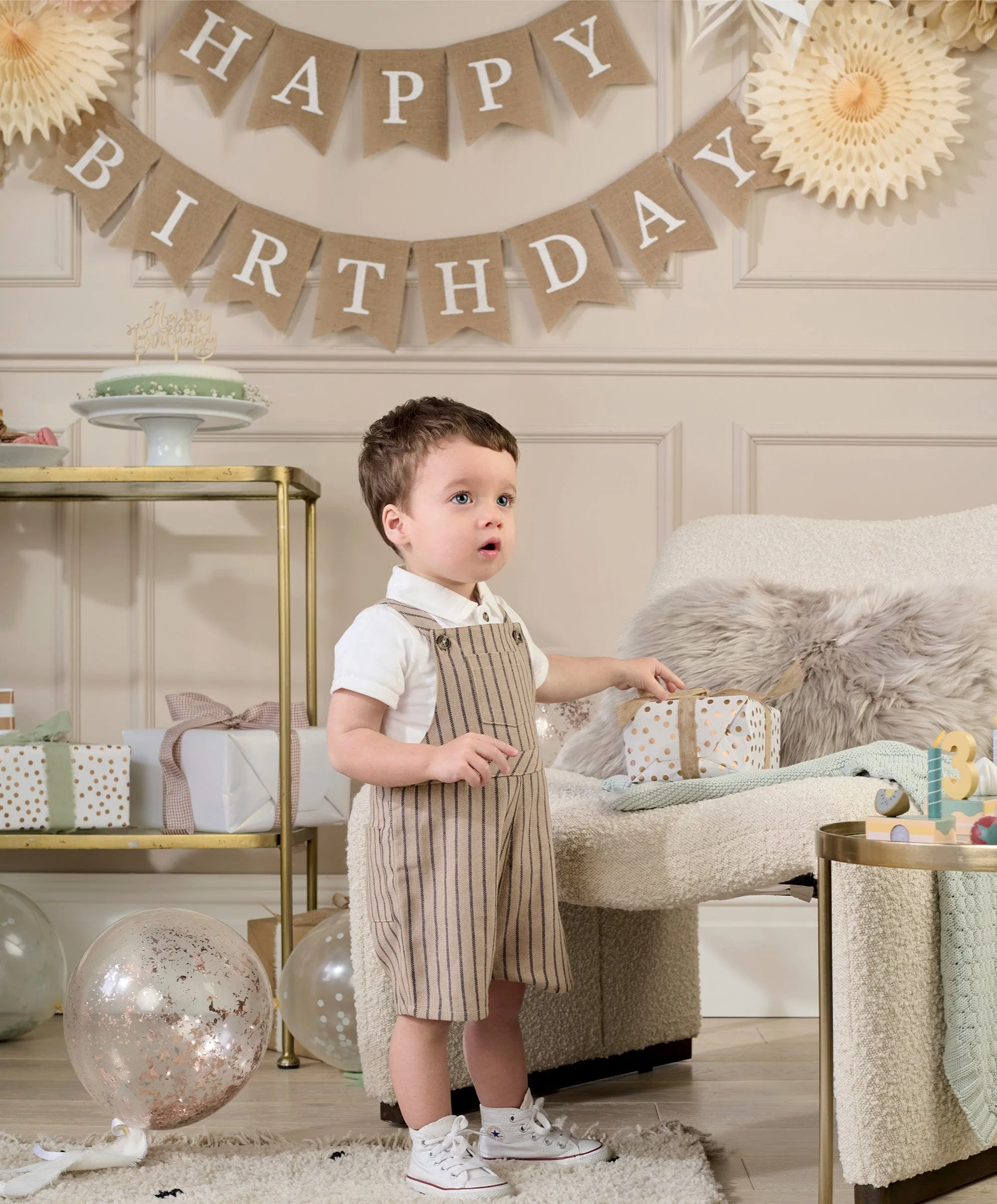 Dungaree & T-Shirt Outfit-Set