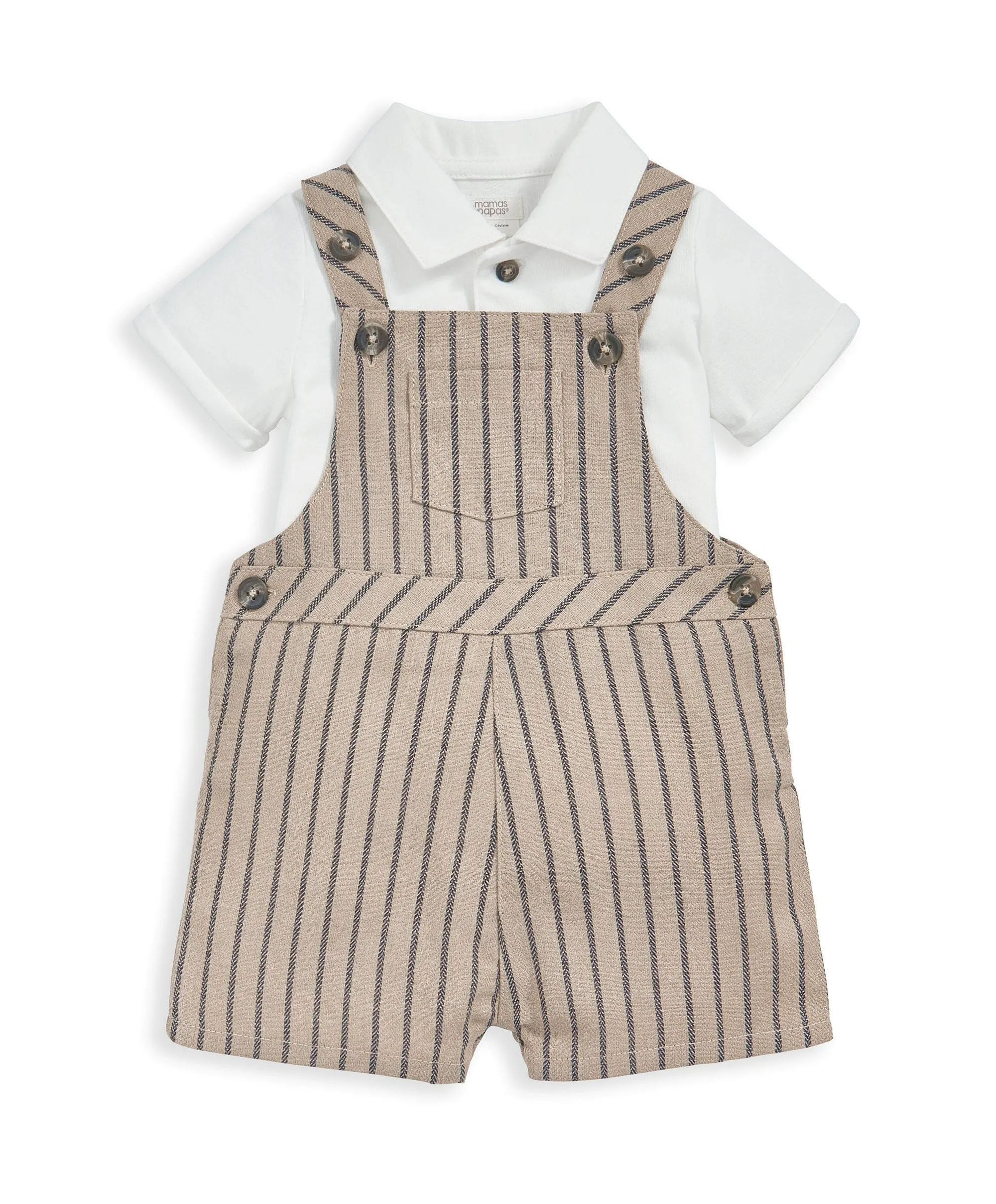 Dungaree & T-Shirt Outfit-Set