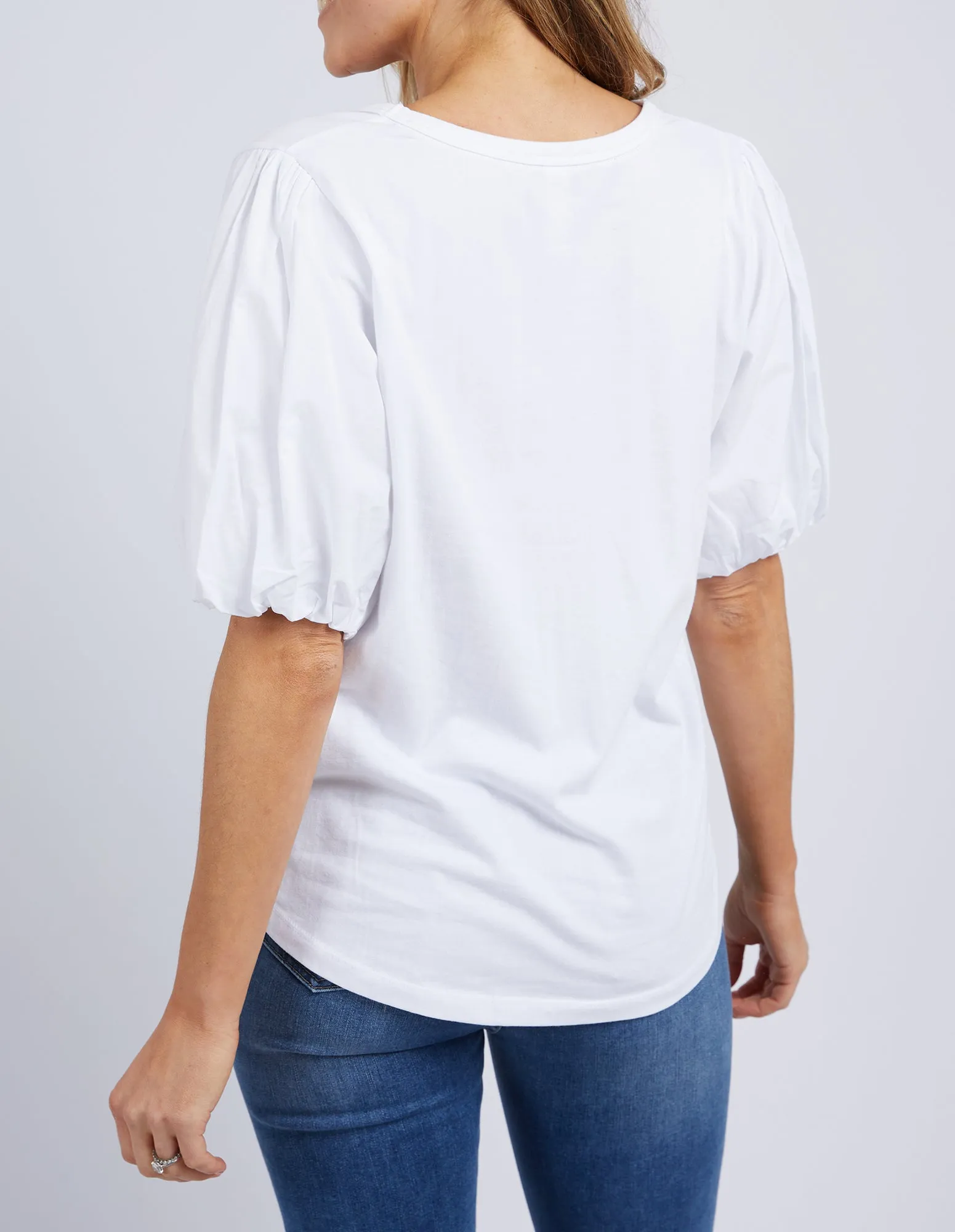 Elm Joy S/S T-Shirt Weiß