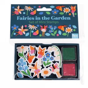 Feen im Garten Set von Mini-Briefmarken