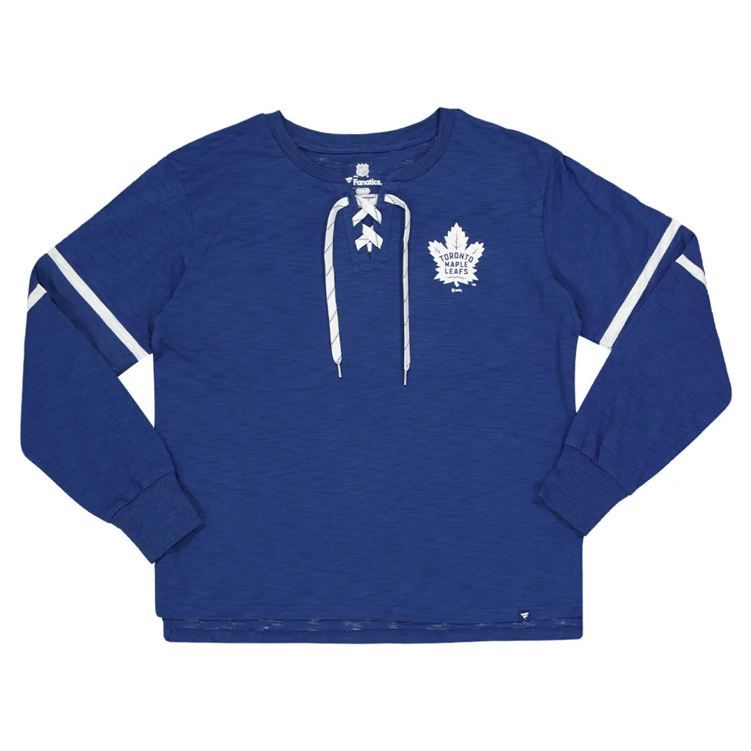 Fanatics - Herren Langarm T-Shirt der Toronto Maple Leafs (3ZCD EM96 2GZ 3NB)