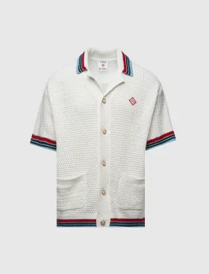 FAUX CROCHET SHIRT