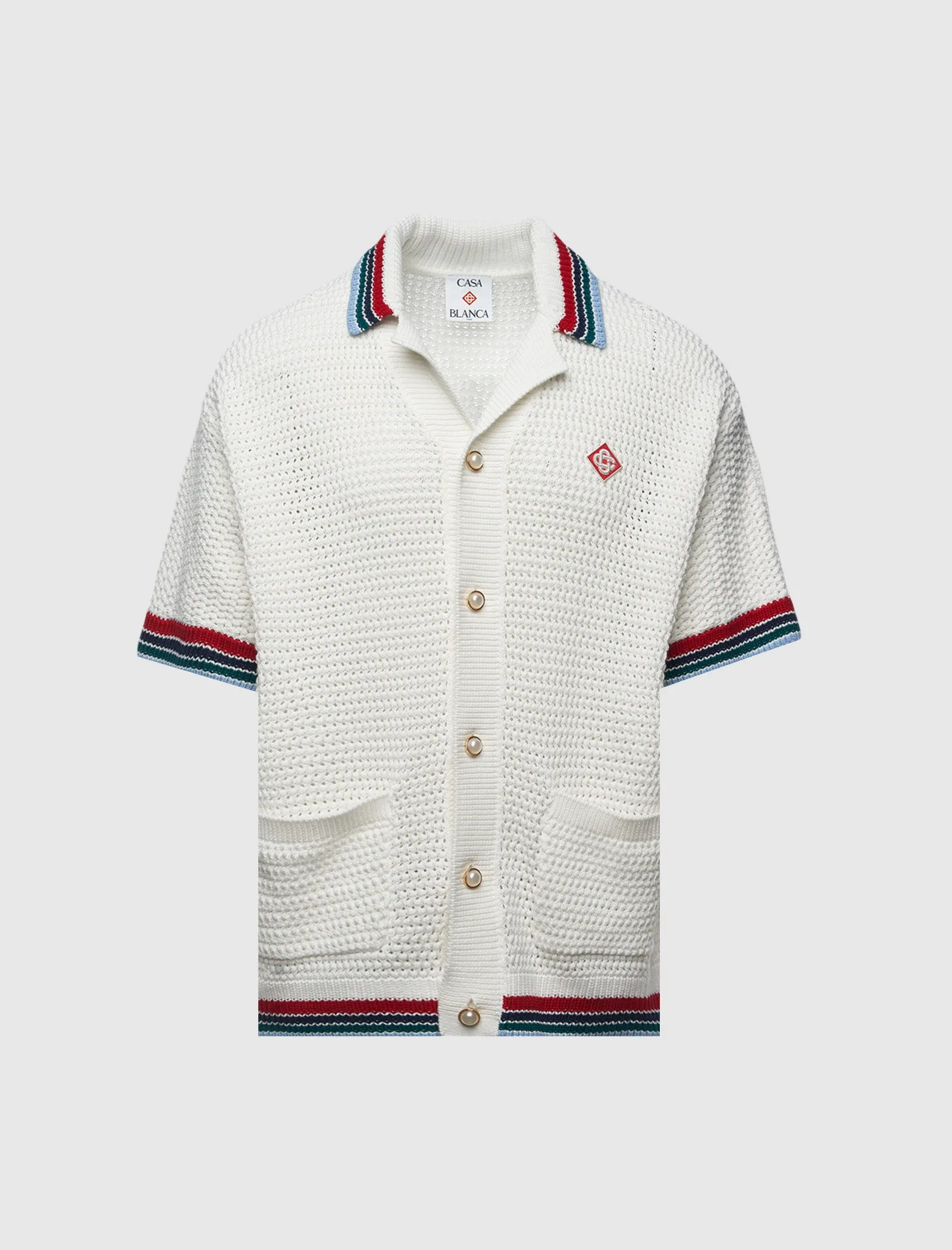FAUX CROCHET SHIRT