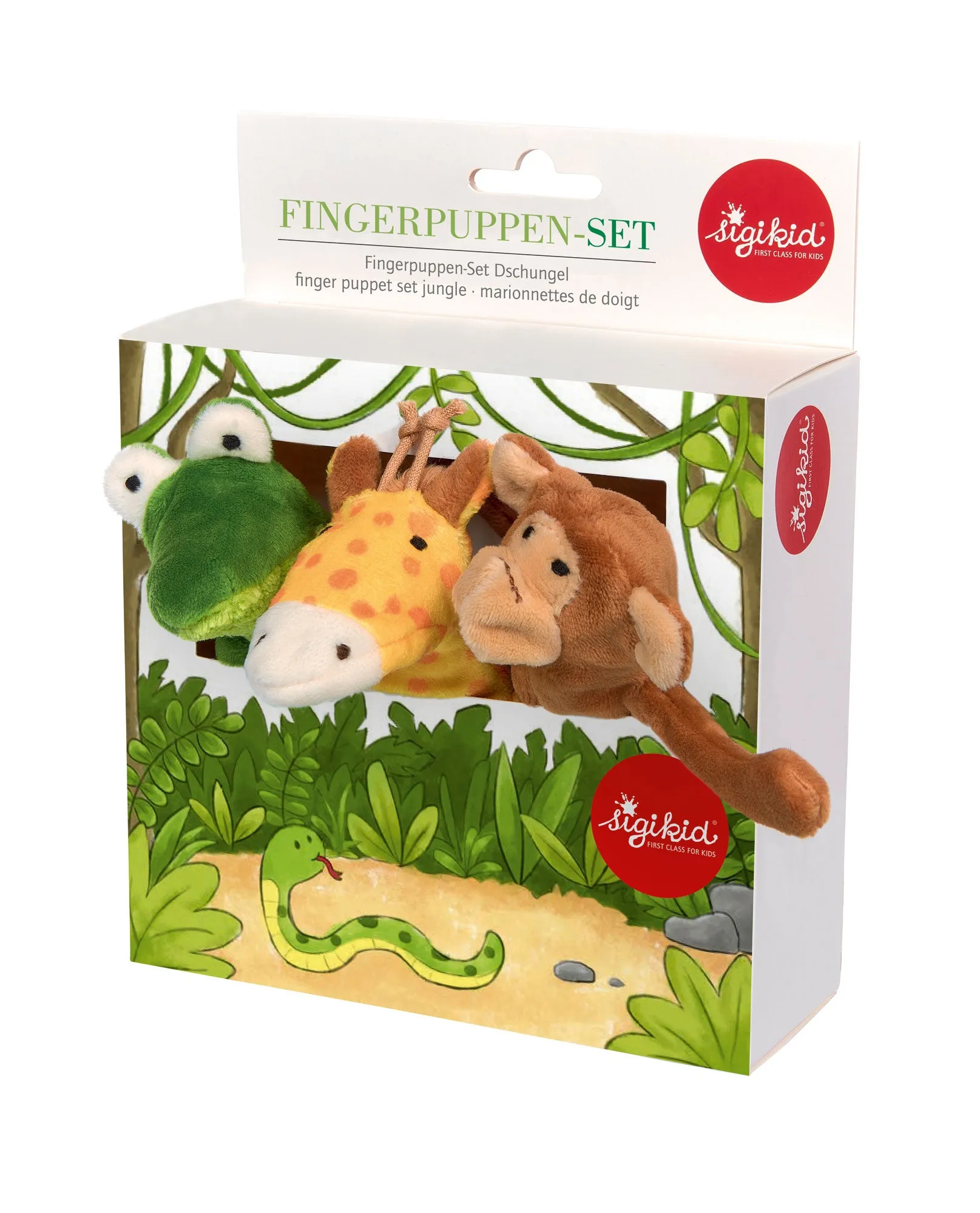 Fingerpuppen-Set: Dschungel