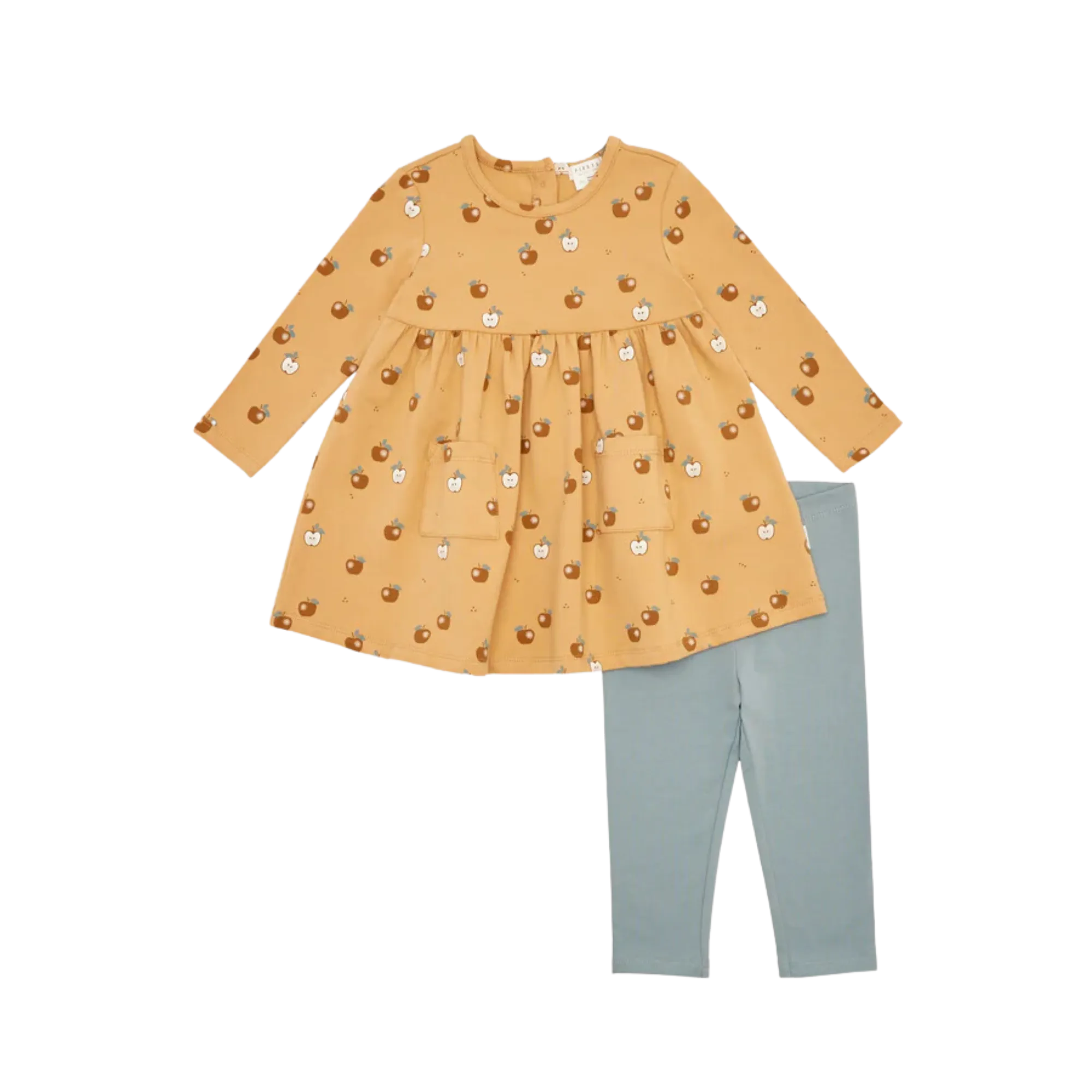 FIRSTS Goldene Äpfel Druck Butternut Jersey Kleid Set