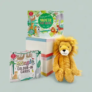 Floss & Rock Dschungel-Aktivitätenspielset mit Jellycat Bashful Lion