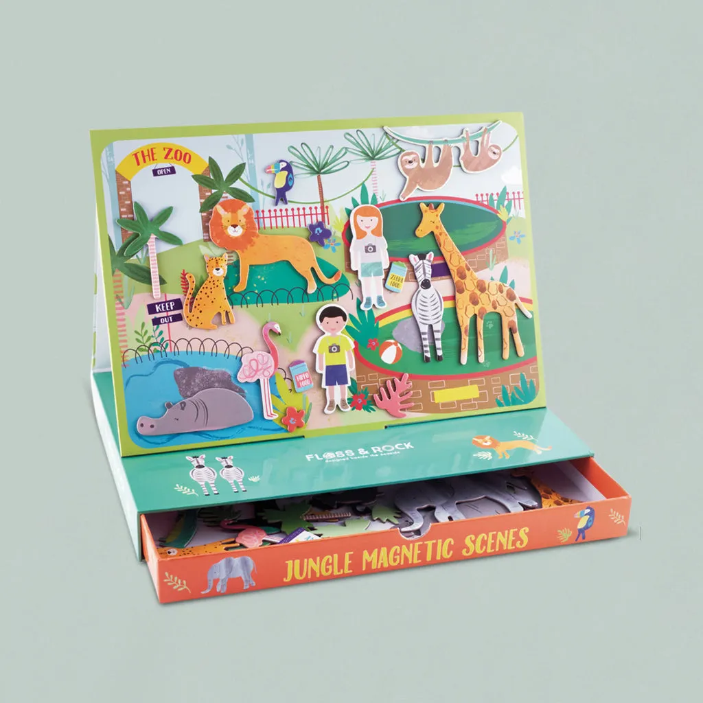 Floss & Rock Dschungel-Aktivitätenspielset mit Jellycat Bashful Lion