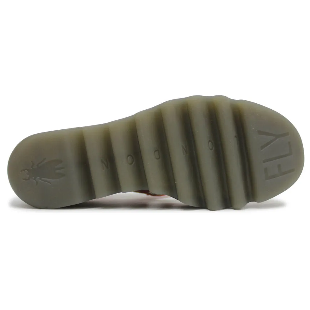 Fly London BAXE428FLY Lederschuhe für Damen mit Keilabsatz