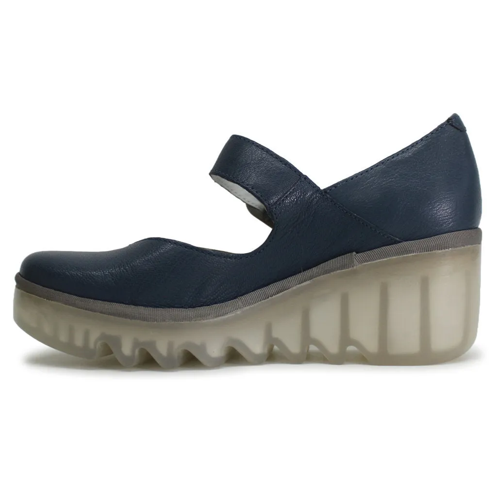 Fly London BAXE428FLY Lederschuhe für Damen mit Keilabsatz