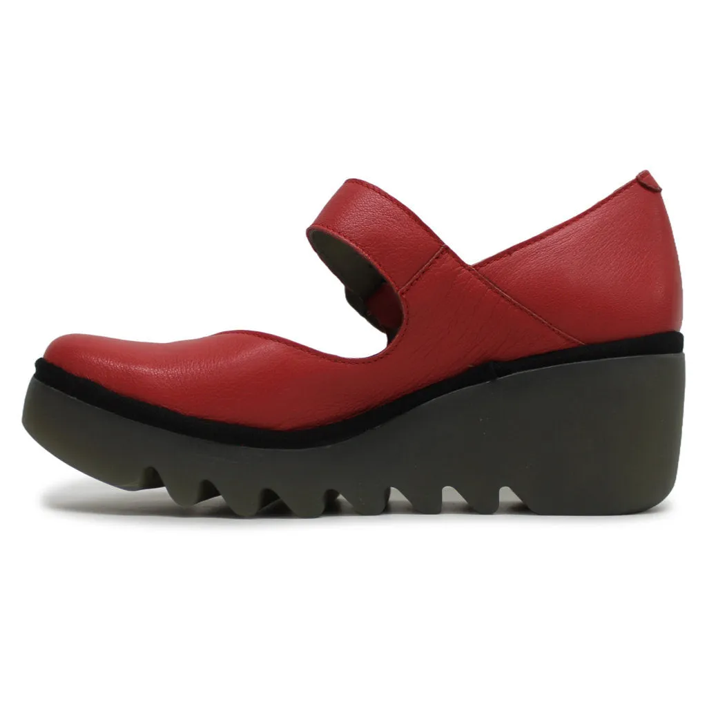 Fly London BAXE428FLY Lederschuhe für Damen mit Keilabsatz