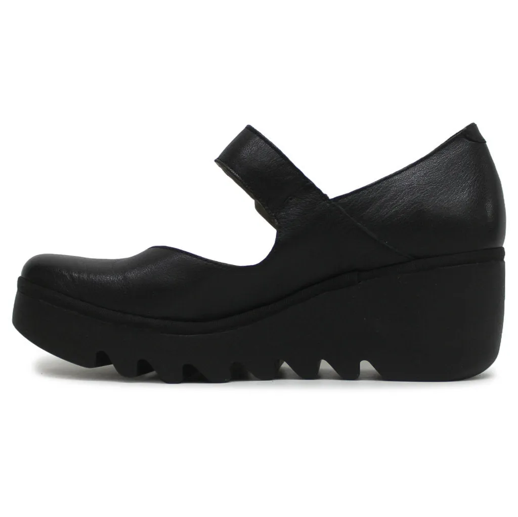 Fly London BAXE428FLY Lederschuhe für Damen mit Keilabsatz