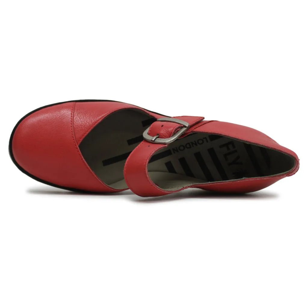 Fly London BAXE428FLY Lederschuhe für Damen mit Keilabsatz