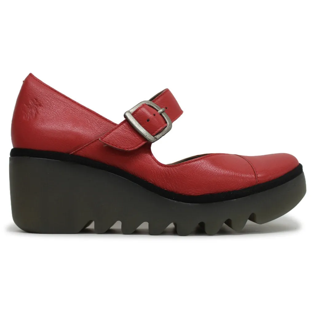 Fly London BAXE428FLY Lederschuhe für Damen mit Keilabsatz