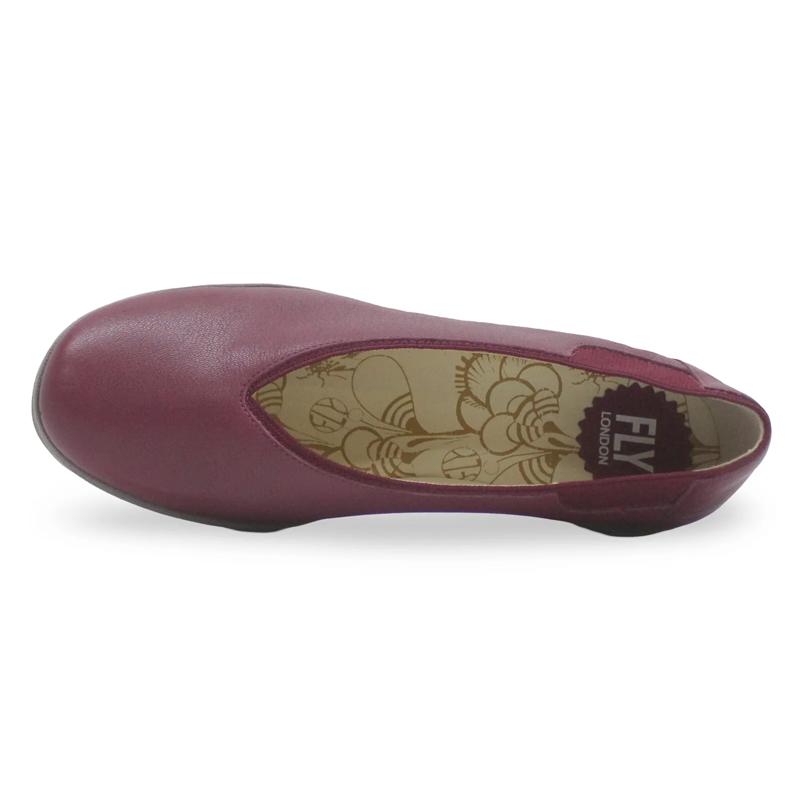 Fly London YOZA438FLY Leder Damen Keilabsatz Schuhe
