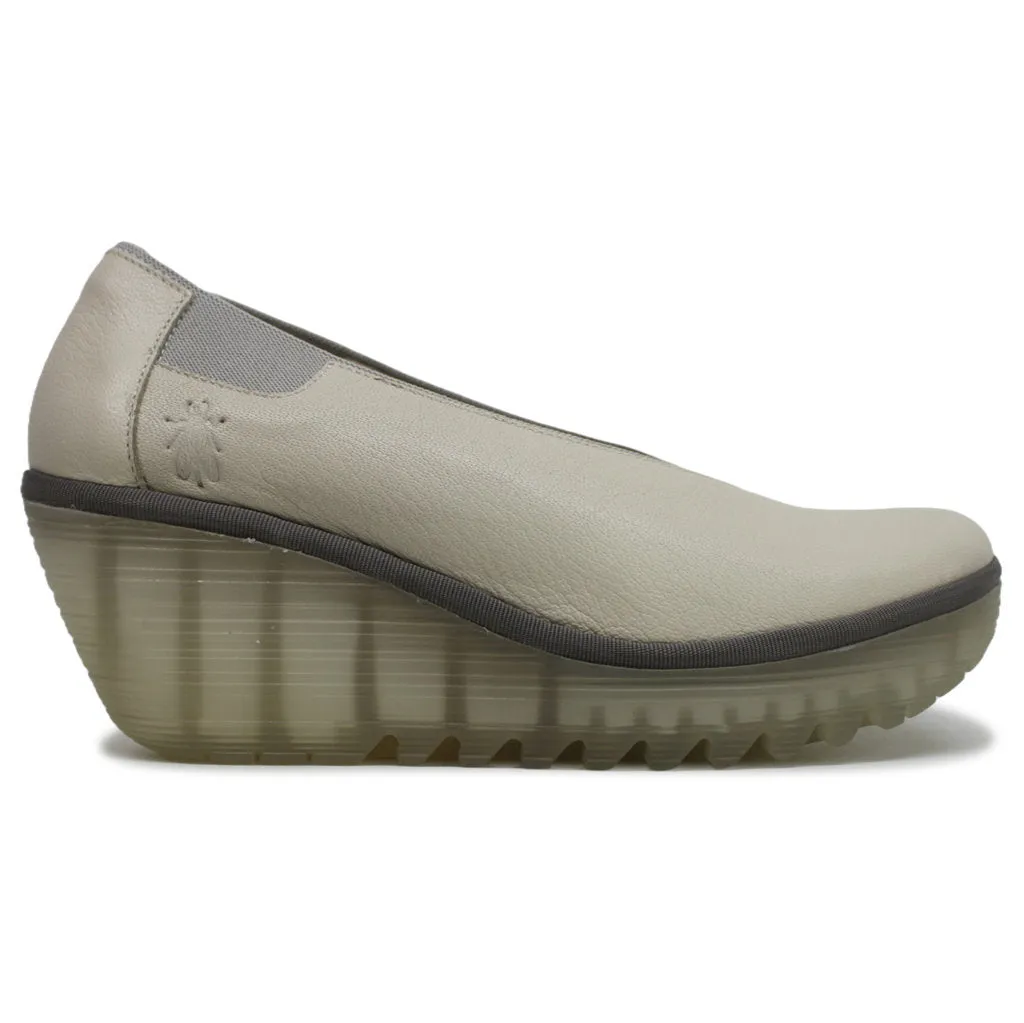 Fly London YOZA438FLY Leder Damen Keilabsatz Schuhe