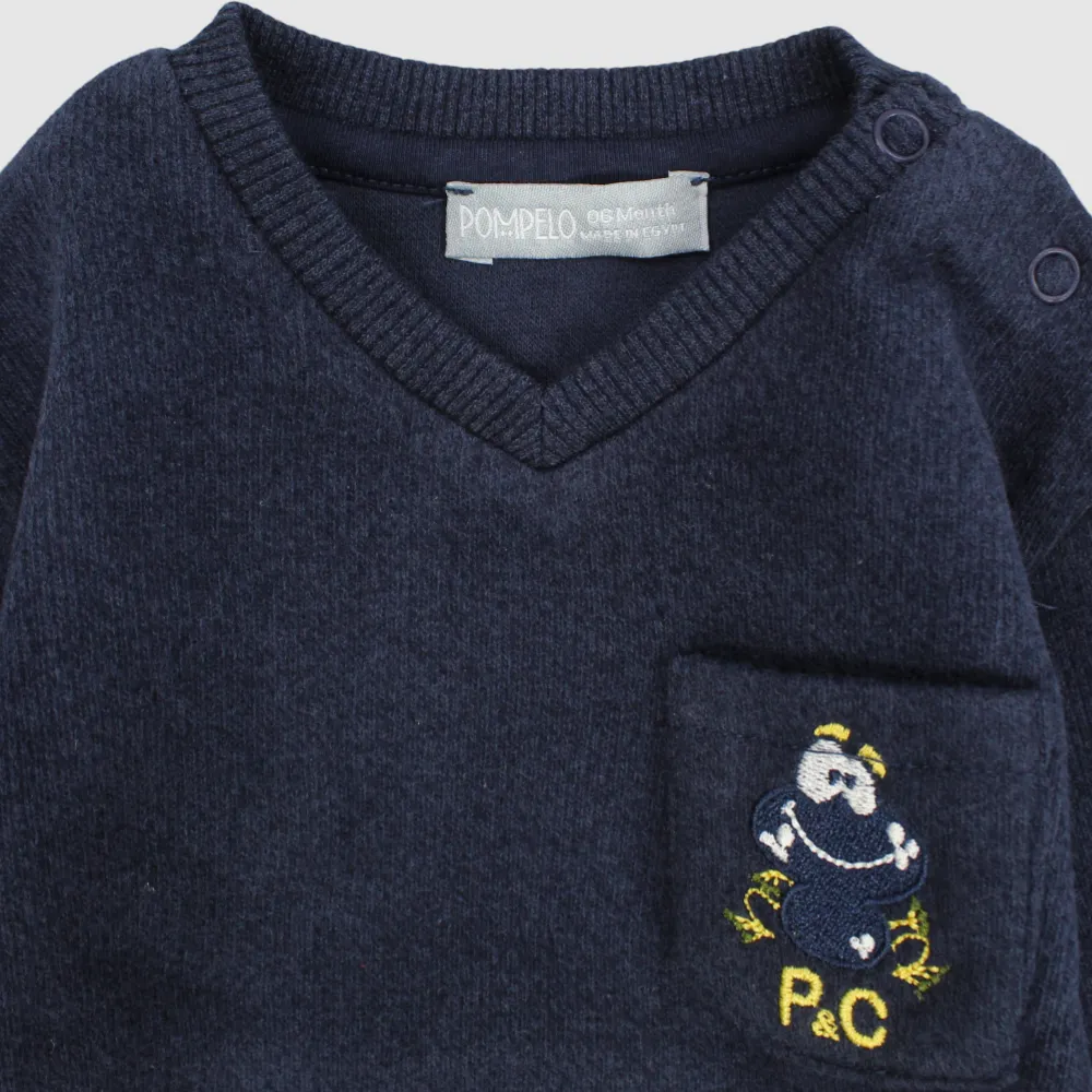 Froggy Langarm-Fleece-Pullover