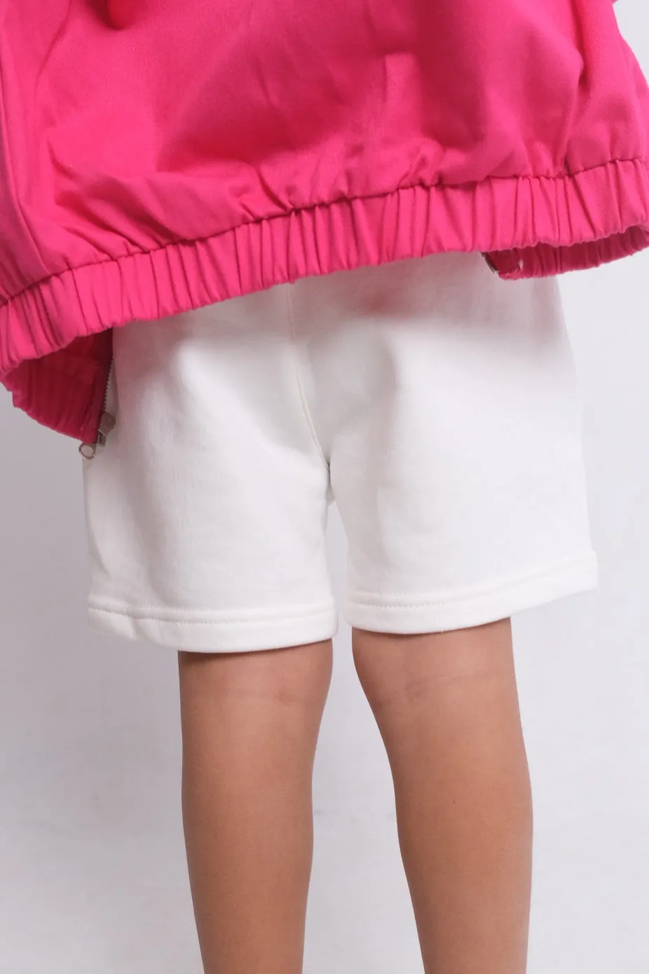 Fuchsia Langarm-Gabardine-Jacke