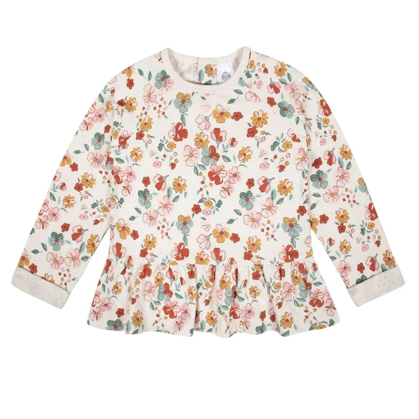 Gerber 2-teiliges Set mit Blumen-Peplum-Oberteil und Leggings für Kleinkindmädchen (2-5 Jahre) Babykids Gerber