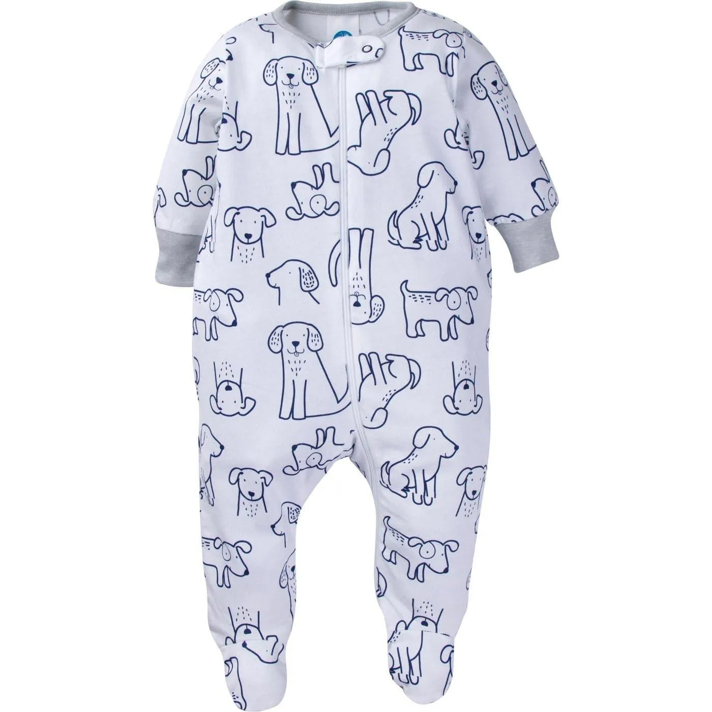 Gerber 4er-Pack Schlafanzüge für Babyjungen mit Hundemotiv, Neugeborene & Kleinkinder