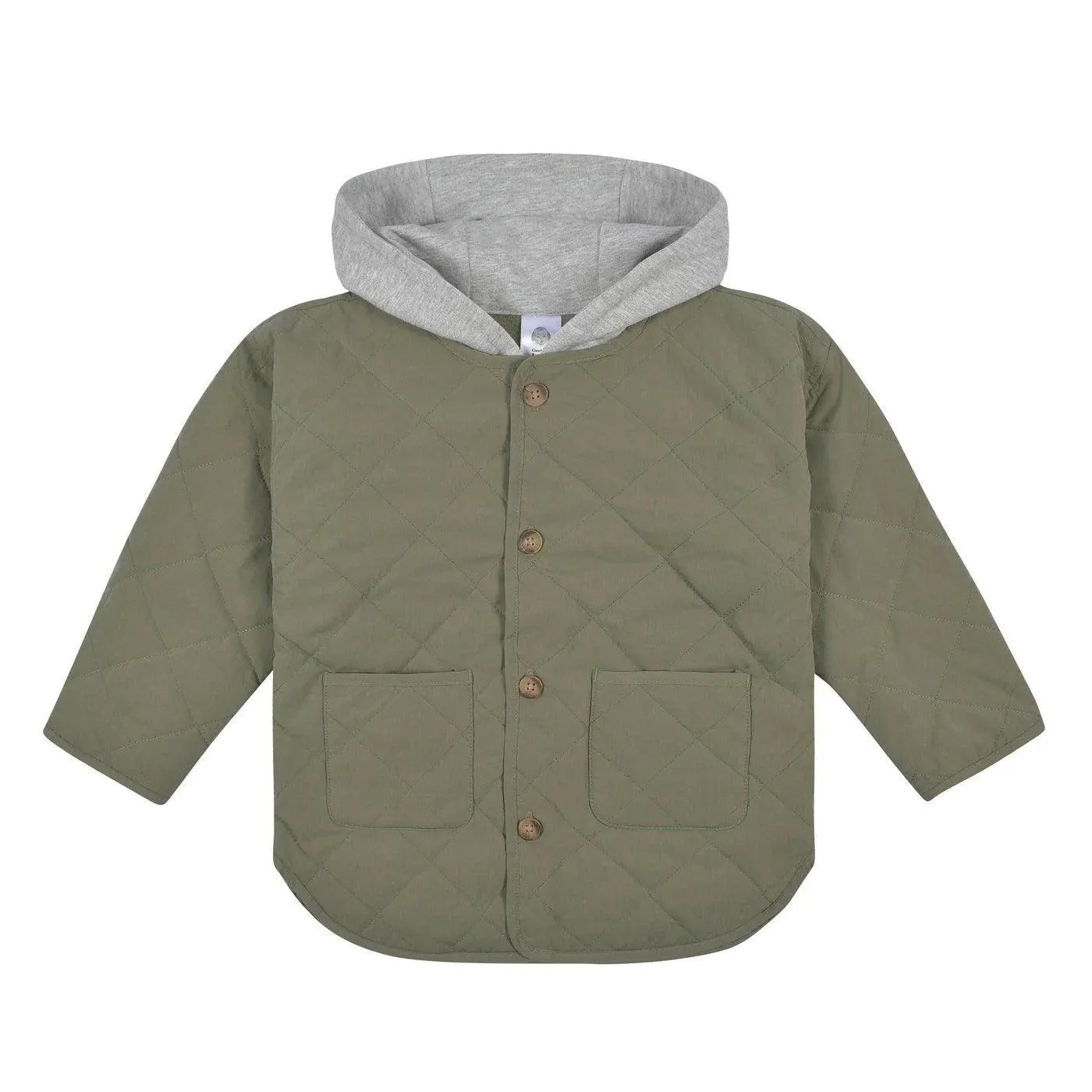 Gerber Baby Boys Grüne Steppjacke mit Kapuze (12-24 Monate) Babykids Gerber