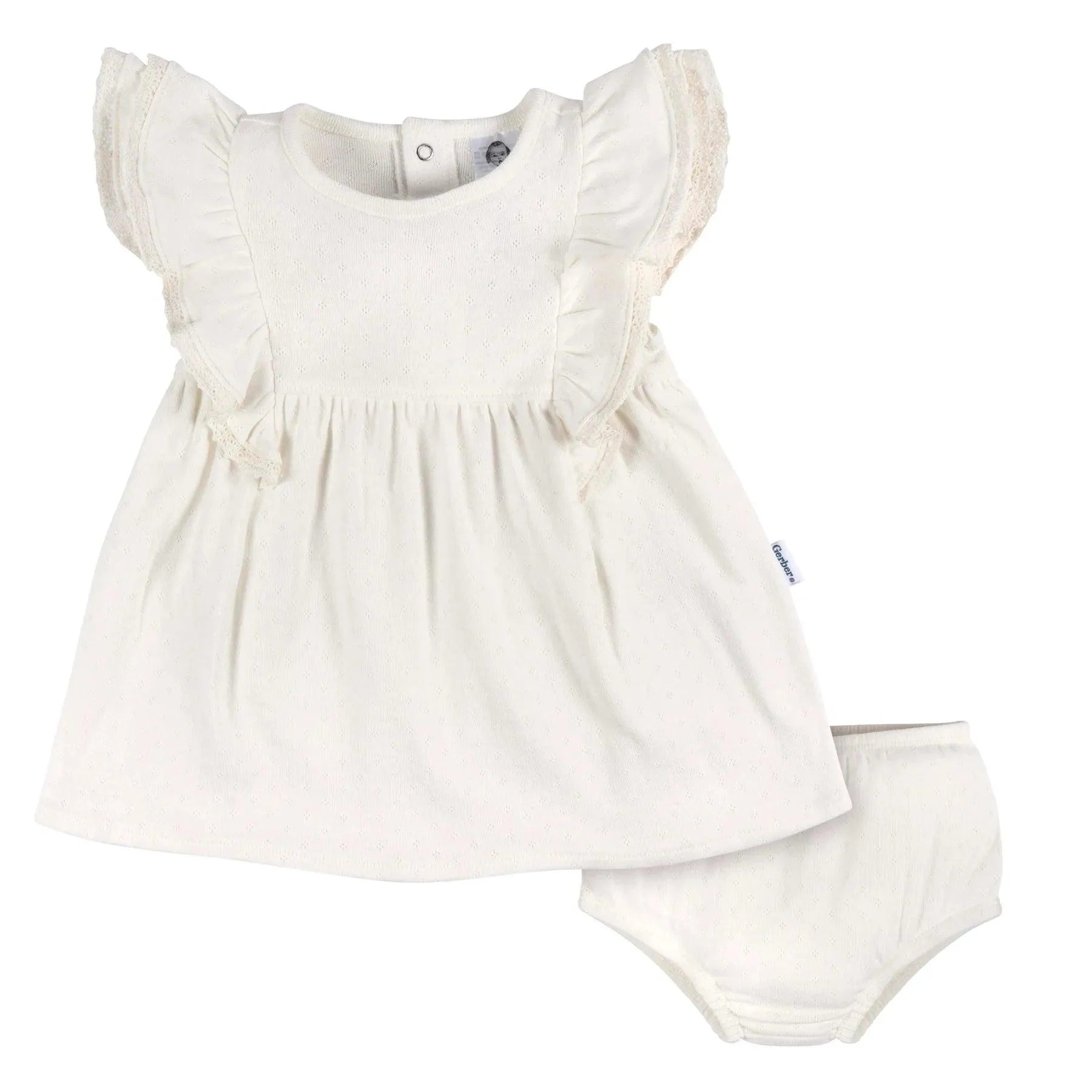 Gerber Baby Mädchen 2-teiliges Oberteil   Windelhöschen Set Babykids Gerber