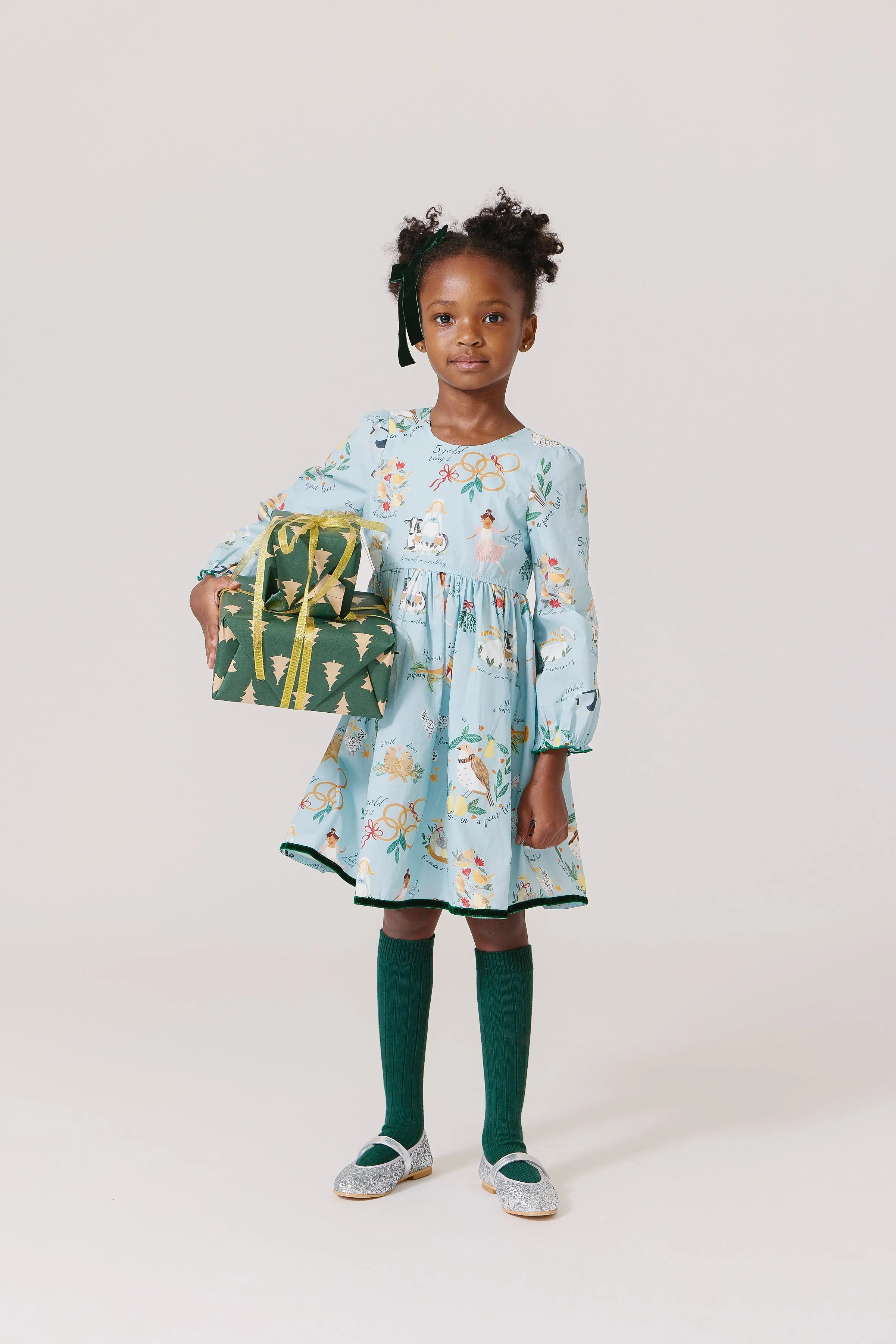 Mädchen Amma Kleid 12 Tage Weihnachten
