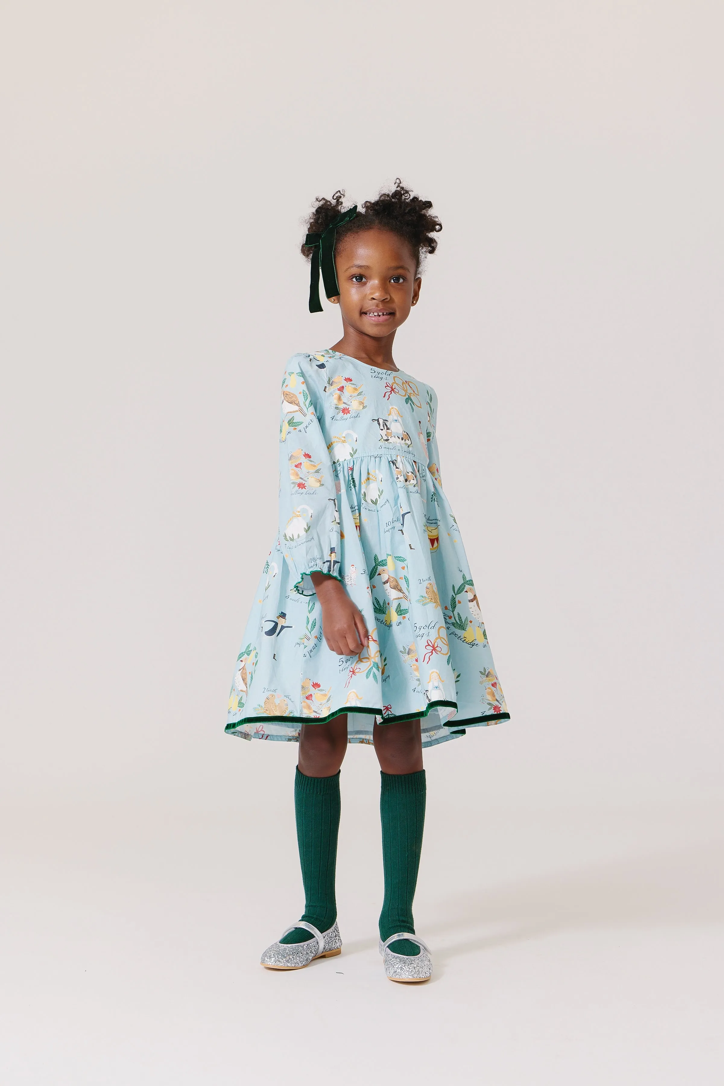 Mädchen Amma Kleid 12 Tage Weihnachten