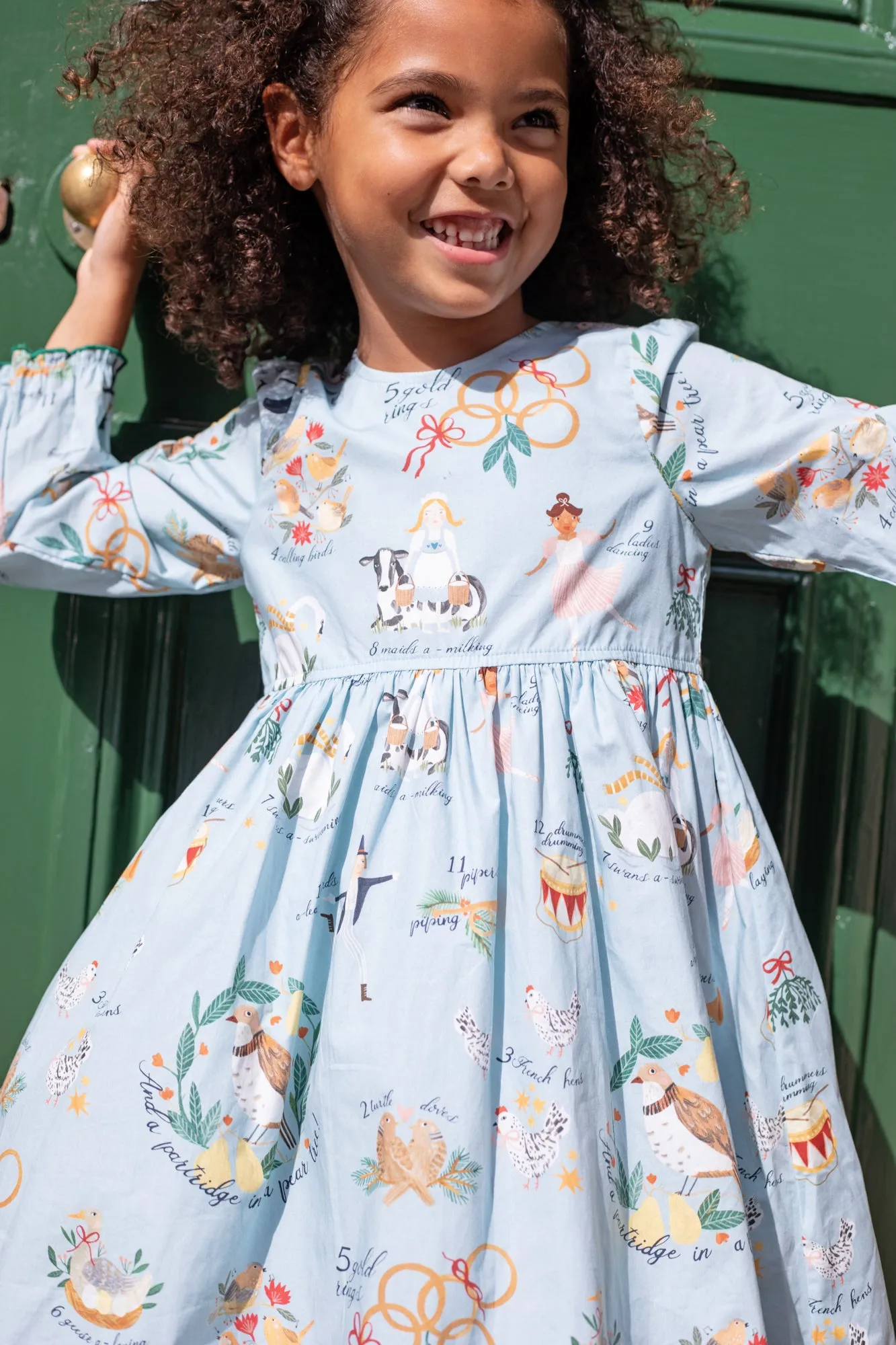 Mädchen Amma Kleid 12 Tage Weihnachten