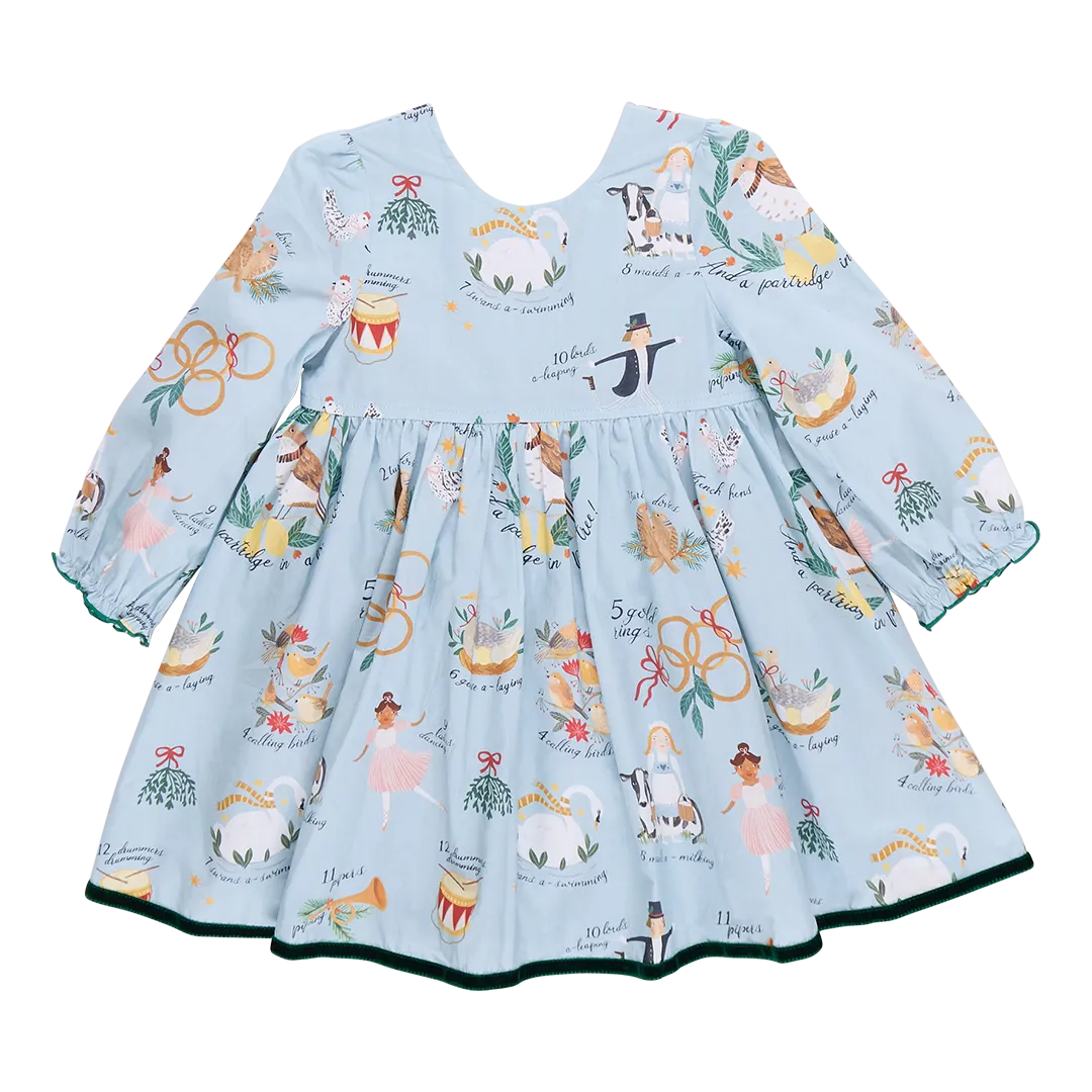 Mädchen Amma Kleid 12 Tage Weihnachten