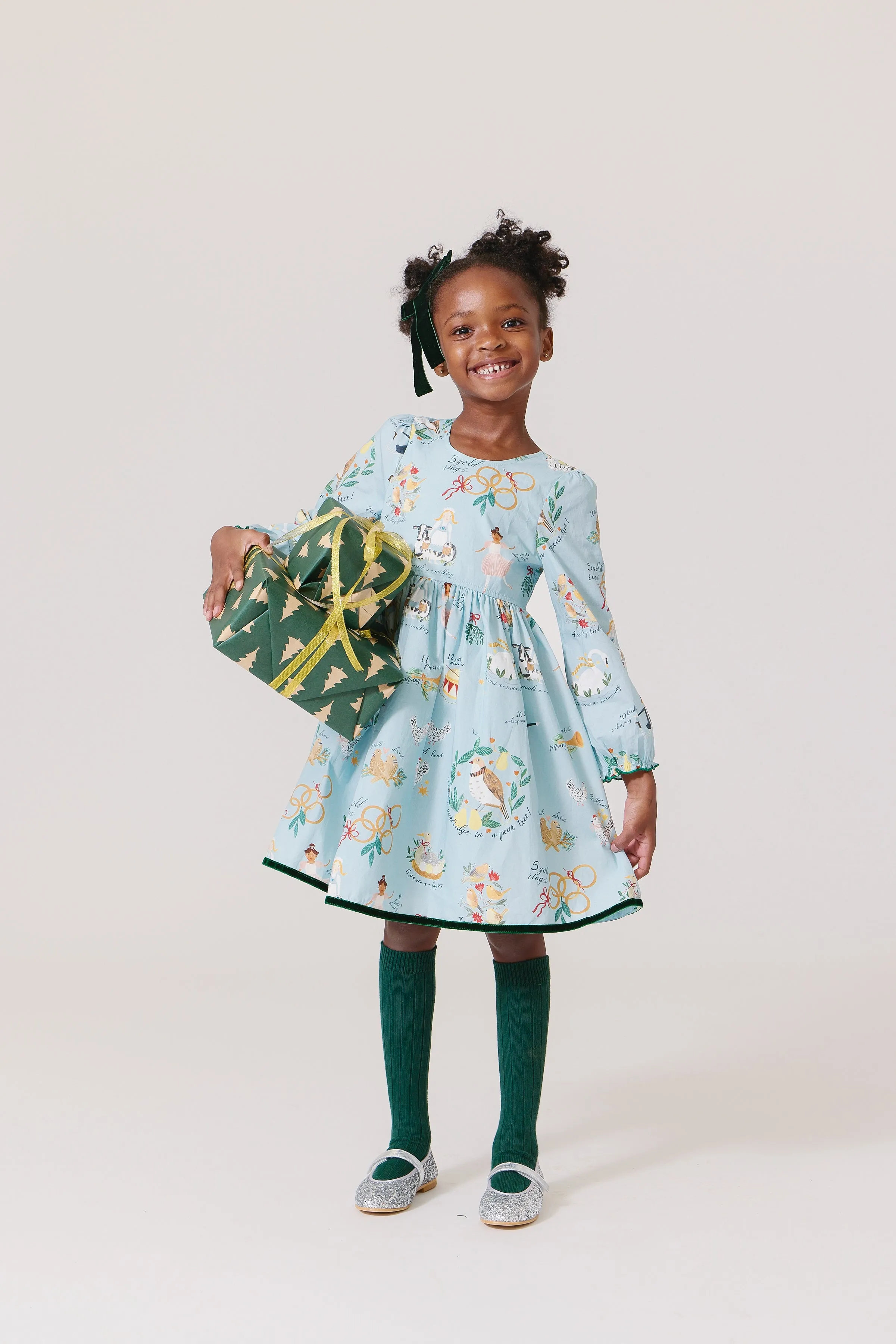 Mädchen Amma Kleid 12 Tage Weihnachten