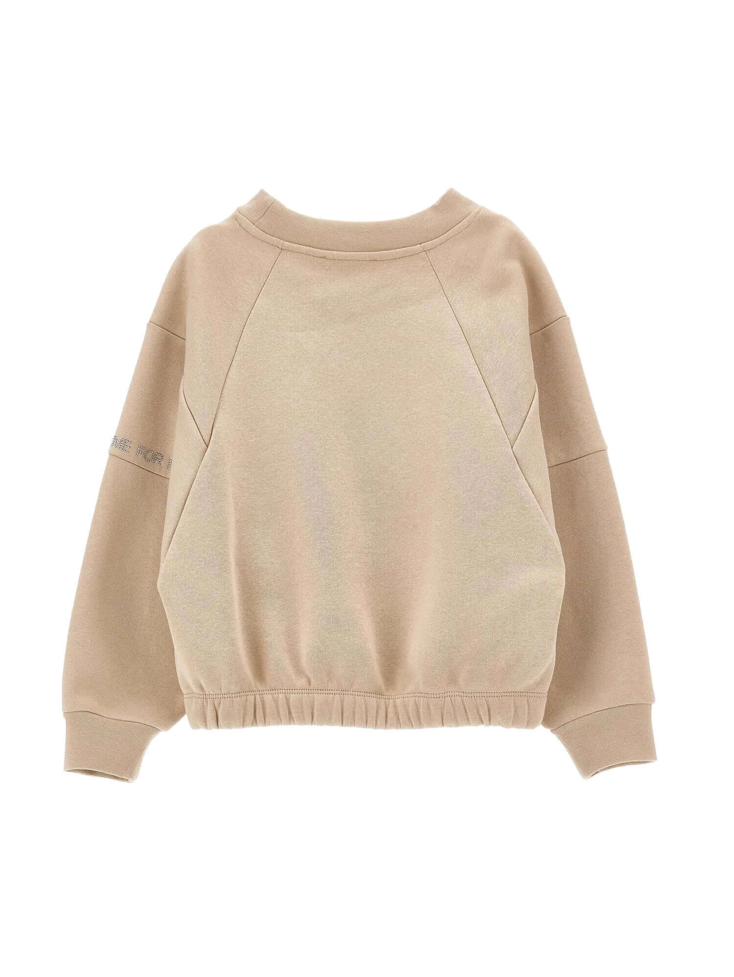 Mädchen Beige Sweatshirt & Joggerhose