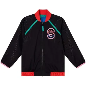 Mädchen Schwarze Reversible Sportjacke