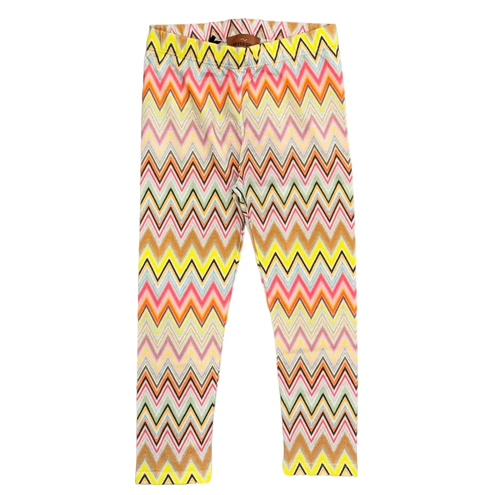 Bunte Zickzack-Leggings für Mädchen