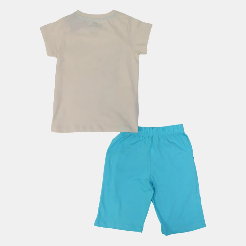 Mädchen Baumwoll Schlafanzug-Set – Prinzessin Jasmin Design