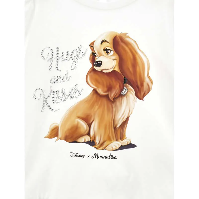 Mädchen Cream Lady & Tramp Leggings-Set