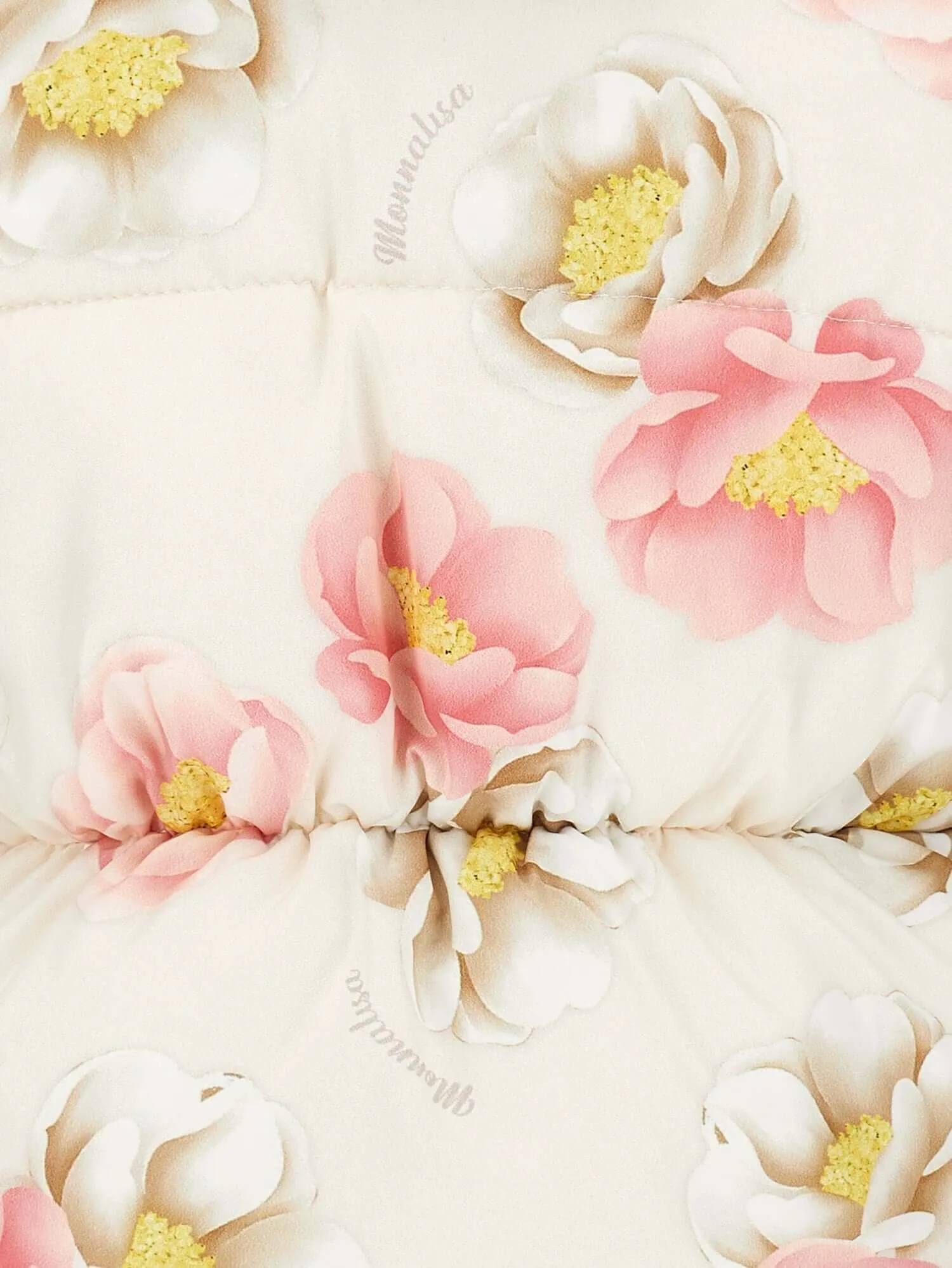 Mädchen Creme Rose Puffer Jacke