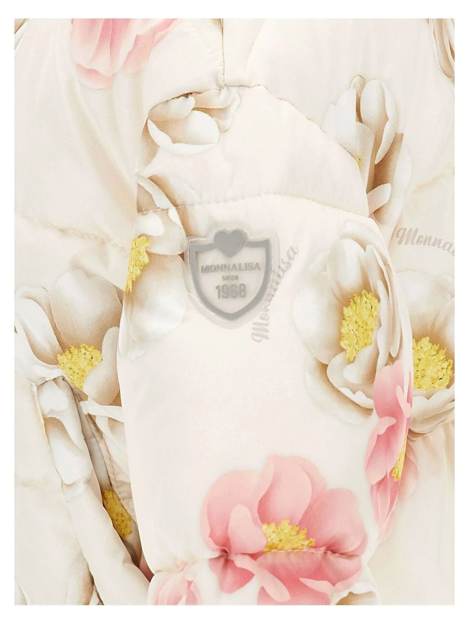 Mädchen Creme Rose Puffer Jacke