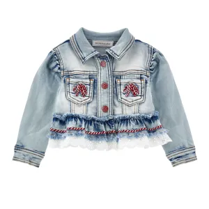 Mädchen Denim Jacke