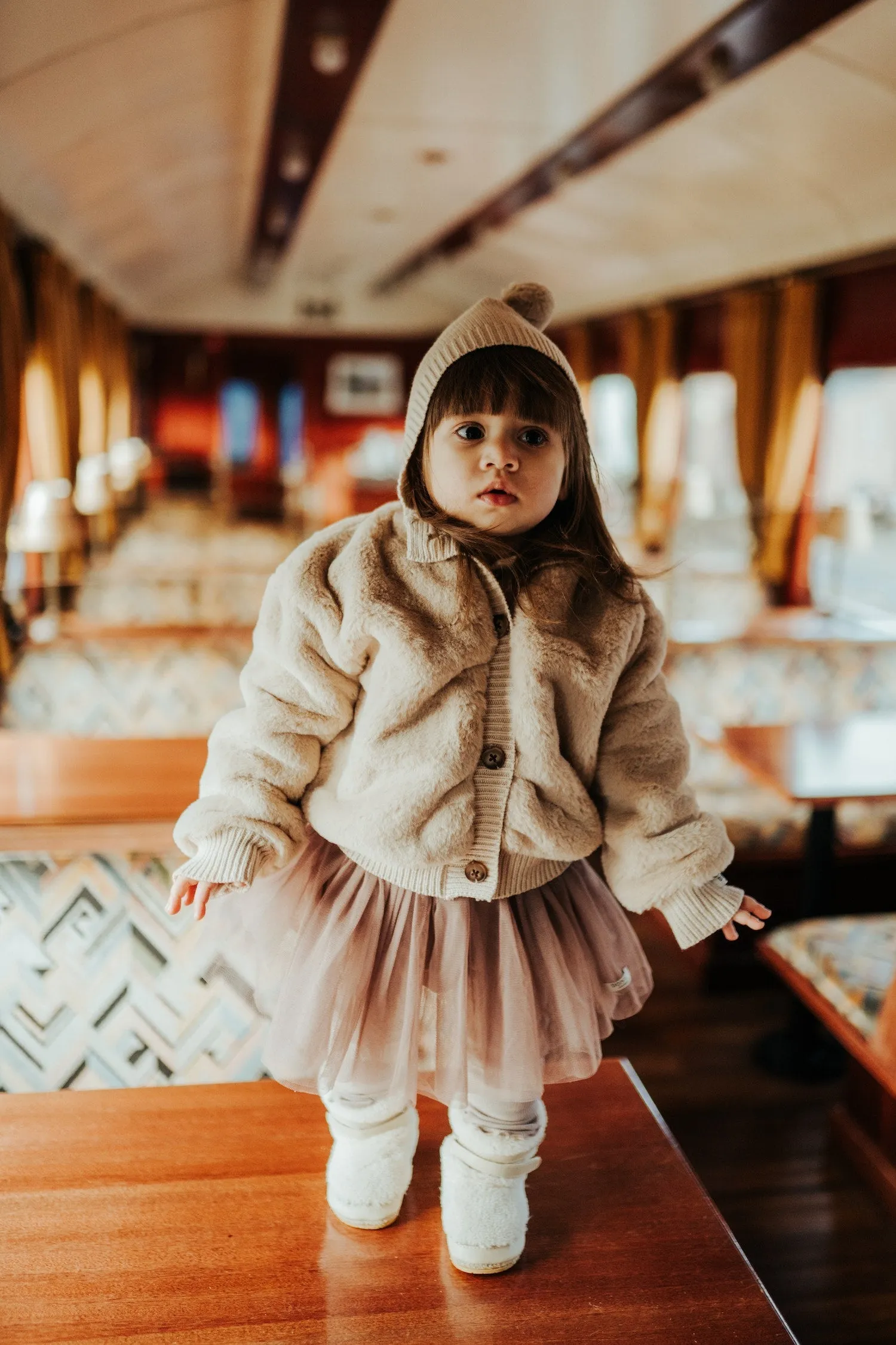 Mädchen Faux-Fur Birie Jacke