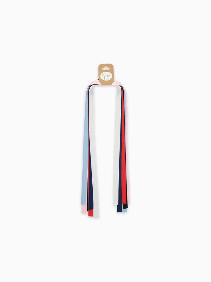 Mädchen Satin-Haarbänder-Set, 6-teilig