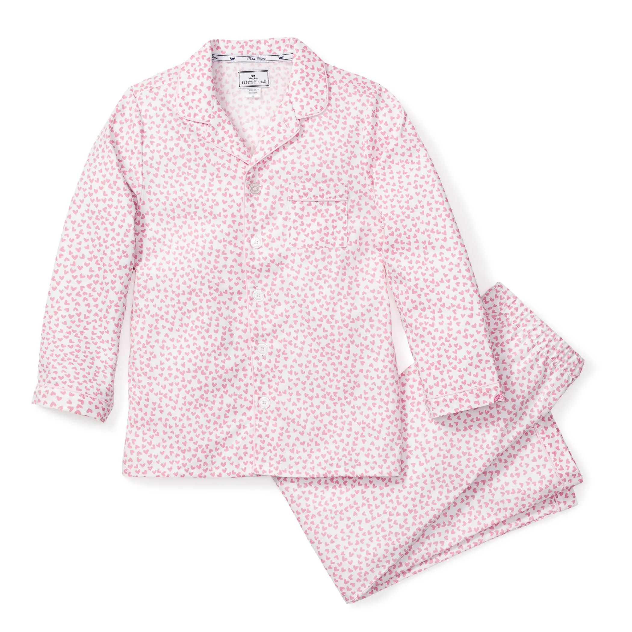 Mädchen rosa Sweetheart Pyjama-Set